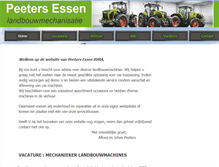 Tablet Screenshot of peetersessen.com